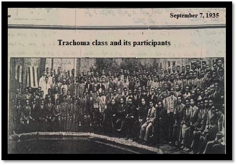 Figure 1. Participants in trachoma class in 1935
